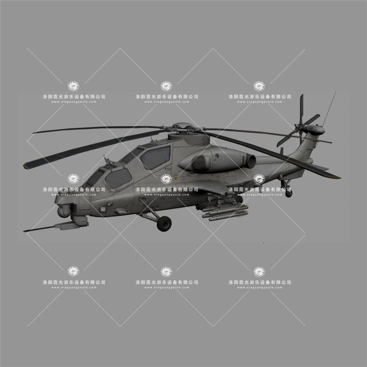 礼纪镇武装直升机3D模型