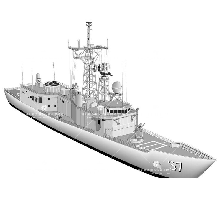 礼纪镇充气侦查船模型